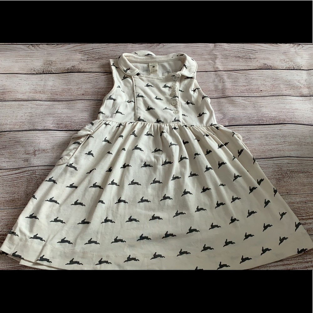 Bunny dress by Kate Quinn Organics in 3t
